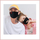 Fashion Cute Heart Face Masks - Unisex Cotton Dustproof Mouth Masks