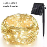 5/20m LED String light Copper Wire Fairy Holiday Lighting Garland Home Christmas Wedding Party Decoration Powered by Battery USB