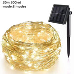 5/20m LED String light Copper Wire Fairy Holiday Lighting Garland Home Christmas Wedding Party Decoration Powered by Battery USB