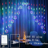 Elk Bell String Light LED Christmas Decor For Home Hanging Garland Christmas Tree Decor Ornament 2020 Navidad Xmas Gift New Year