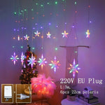 Elk Bell String Light LED Christmas Decor For Home Hanging Garland Christmas Tree Decor Ornament 2020 Navidad Xmas Gift New Year