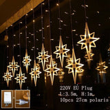 Elk Bell String Light LED Christmas Decor For Home Hanging Garland Christmas Tree Decor Ornament 2020 Navidad Xmas Gift New Year