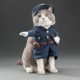 Cat Cosplay Suit For Cats Clothes Firecrackers Corsair Cowboy Cute Costumes Pirate Things Fancy Kitty Funny Dog Hat Accessories