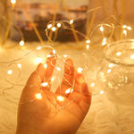 2022 Christmas LED Fairy Lights USB/Battery Festoon Light Living Room Bedroom Outdoor Garden Light String Holiday Decoration